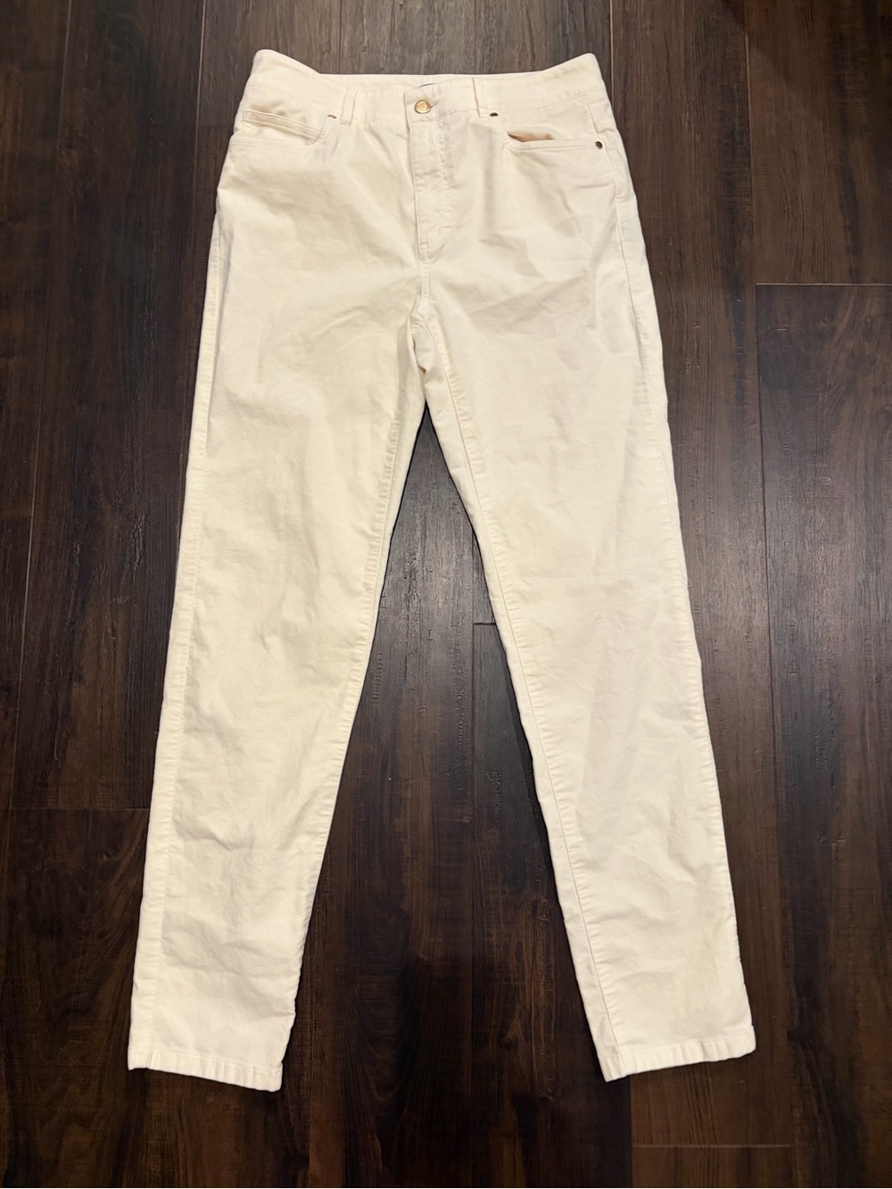 J. McLaughlin Off-White Corduroy Pants 6